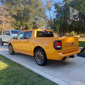 TT-ABC Led Tail Lights for 2022-2024 Ford Maverick XL XLT Taillights Assembly Smoked Lens - TT-ABC