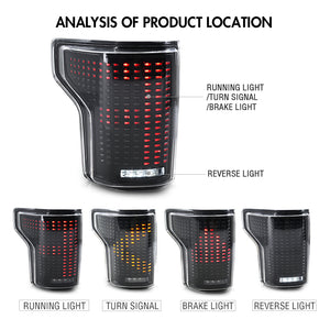 TT-ABC Digital Tail Light for 2015-2020 Ford F150 Animation Control(Blind spot is not supported) - TT-ABC