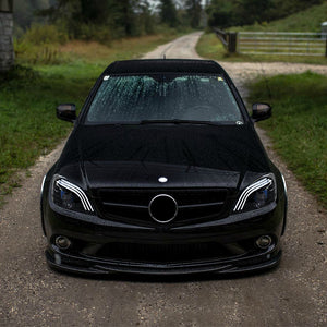 TT-ABC Led Headlight for 2008-2011 Mercedes-benz W204 C-Class C300 LED Sequential Projector Headlights - TT-ABC