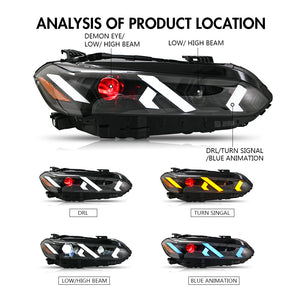 TT-ABC Devil Eye Headlight for 2022-2026 Honda Civic 11th Gen LED Headlights-TT-ABC-TT-ABC