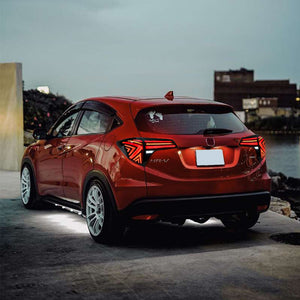 TT-ABC Led Tail Lights for 2016-2019 Honda HRV Animation Smoke Rear Lamp Assembly - TT-ABC