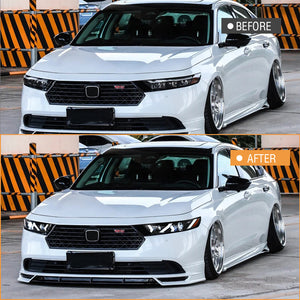 TT-ABC Led Headlight for 2023-2025 Honda Accord Sedan HeadLamps Assembly (Demon Eye) - TT-ABC