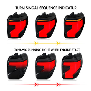 TT-ABC LED Tail Lights for 2010-2023 Toyota 4Runner 5th Gen Taillights Assembly - TT-ABC