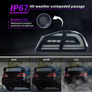 TT-ABC Led Tail Lights for 2006-2012 Honda Civic FD1,FD2 Type-R - TT-ABC