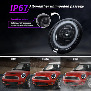 TT-ABC LED Headlights for 2001-2007 BMW Mini Cooper R50 R52 R53 Headlight Assembly - TT-ABC