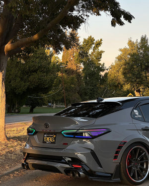 New RGB Tail Lights For 2018-2024 Toyota Camry 8th Gen Rear Lamp Assembly-TT-ABC-TT-ABC