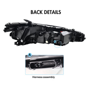 TT-ABC Led Headlight for 2018-2023 Lexus ES200 ES350 ES260 ES300H Sequential Headlight Assembly - TT-ABC