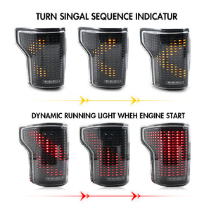 TT-ABC Digital Tail Light for 2015-2020 Ford F150 Animation Control(Blind spot is not supported) - TT-ABC