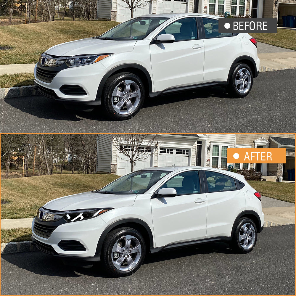 TT-ABC Led Headlights for 2019-2022 Honda HRV 4-door Front Lamps - TT-ABC