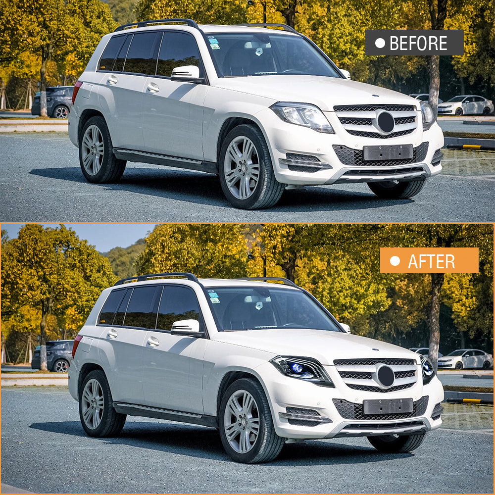 TT-ABC LED Headlights for 2013-2015 Mercedes-Benz GLK350 GLK250 Front Lamp Assembly - TT-ABC