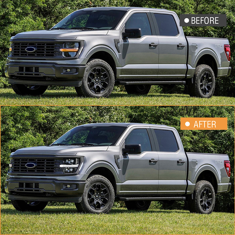 TT-ABC LED Headlights for Ford F150 F-150 2024 2025 STX XLT XL Front Lamp Assembly