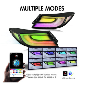 TT-ABC RGB Tail Light for 2021-2025 Toyota GR86/Subaru BRZ 2nd Gen ZN8/ZD8 Tail Light Assembly - TT-ABC