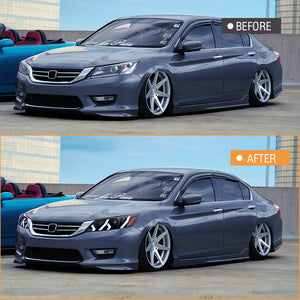 TT-ABC LED Headlight for 2013-2015 Honda Accord Sedan HeadLamps Assembly - TT-ABC