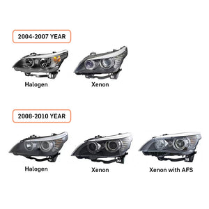 TT-ABC RGB Headlights for 2005-2010 BMW 5-Series E60 525i 530i 540i Headlamps Assembly - TT-ABC