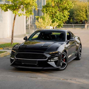 TT-ABC Carbon Fiber LED Headlight for 2018-2023 Ford Mustang S650 Projector Front Lamp Assembly