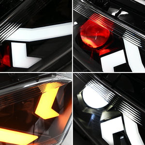TT-ABC Devil Eye Led Headlights for 2019-2022 Honda HRV 4-door Front Lamps - TT-ABC