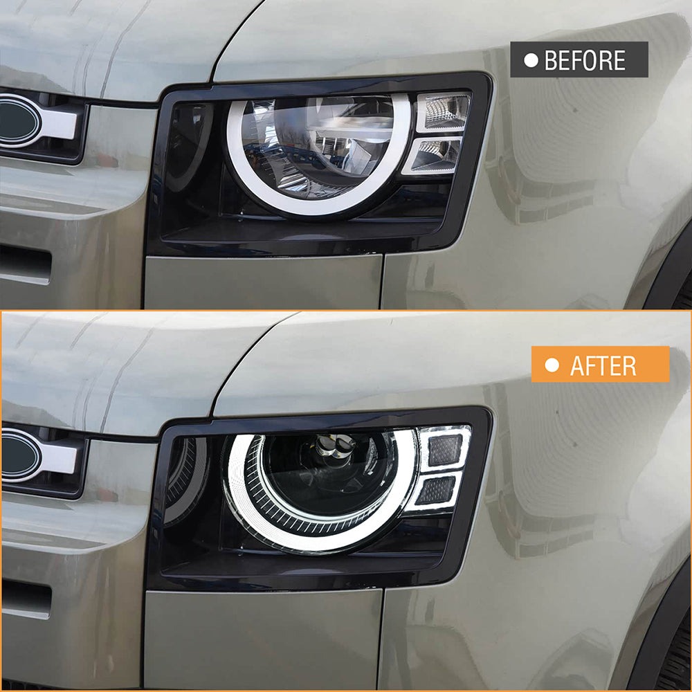 TT-ABC LED Headlight For 2020-2025 Land Rover Defender 90 110 130 LED Matrix Headlights Daytime Running Lights DRL Turn Signal