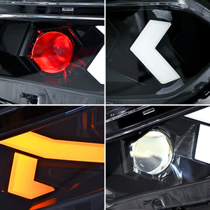 TT-ABC LED Headlight for 2018-2022 Honda Accord Sedan HeadLamps Assembly (Demon Eye) - TT-ABC