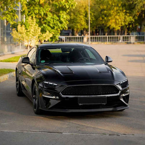 TT-ABC Carbon Fiber LED Headlight for 2018-2023 Ford Mustang S650 Projector Front Lamp Assembly