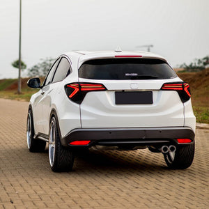 TT-ABC Led Tail Lights for 2016-2019 Honda HRV Animation Smoke Rear Lamp Assembly - TT-ABC