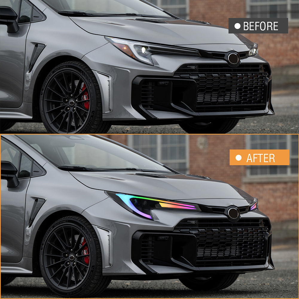 TT-ABC RGB Headlights for 2020-2026 Toyota Corolla Sedan/Hatchback/GR Headlamp Assembly