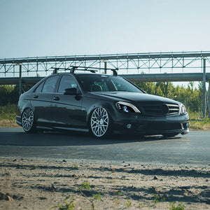 TT-ABC Led Headlight for 2008-2011 Mercedes-benz W204 C-Class C300 LED Sequential Projector Headlights - TT-ABC