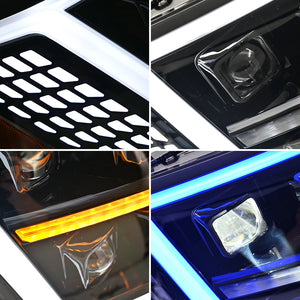 TT-ABC Led Headlight For 2009-2021 Mitsubishi Pajero V93 V97 Led Headlights With Dynamic Animation Lights - TT-ABC