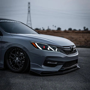 TT-ABC LED Headlight for 2016-2017 Honda Accord Sedan HeadLamps Assembly (Demon Eye) - TT-ABC