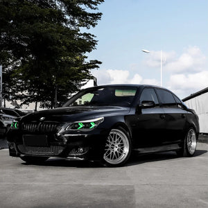 TT-ABC RGB Headlights for 2005-2010 BMW 5-Series E60 525i 530i 540i Headlamps Assembly - TT-ABC