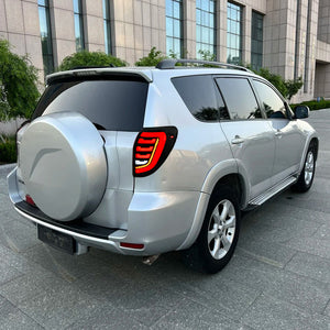 TT-ABC LED Tail Lights for 2009-2012 Toyota RAV4 Smoked Sequential Indicator Rear Lamps - TT-ABC