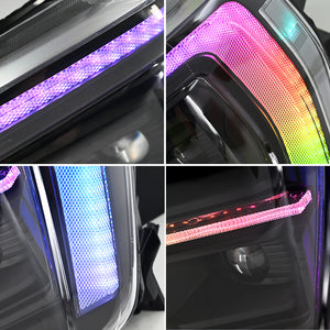 TT-ABC Full RGB Headlights for 2021-2024 Ford F-150 F150 P702 14th Gen Front Lamps - TT-ABC
