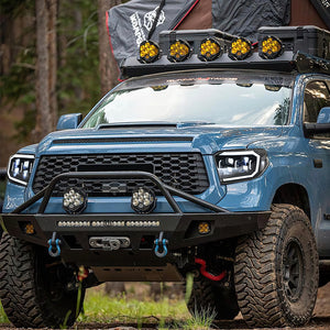 TT-ABC Projector Led Headlights For 2014-2021 Toyota Tundra Sequential Turn Signal, DRL w/Dynamic Animation - TT-ABC