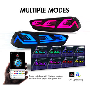 TT-ABC RGB Tail Light for 2008-2023 Mitsubishi Lancer & EVO X - TT-ABC