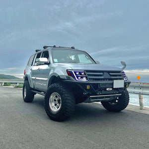 TT-ABC Led Headlight For 2009-2021 Mitsubishi Pajero V93 V97 Led Headlights With Dynamic Animation Lights - TT-ABC