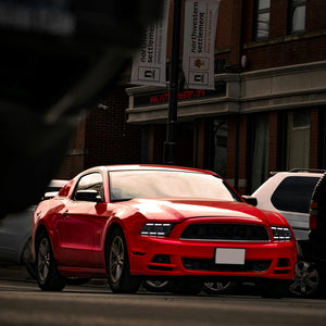 TT-ABC Led Headlight For 2010-2014 Ford Mustang Projector Front Lamp Assembly - TT-ABC