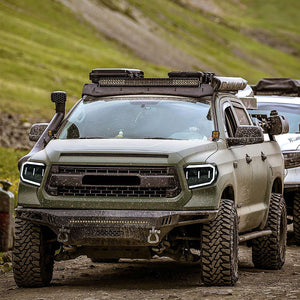 TT-ABC Projector Led Headlights For 2014-2021 Toyota Tundra Sequential Turn Signal, DRL w/Dynamic Animation - TT-ABC