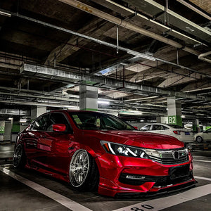 TT-ABC LED Headlight for 2016-2017 Honda Accord Sedan HeadLamps Assembly (Demon Eye) - TT-ABC