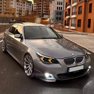 TT-ABC RGB Headlights for 2005-2010 BMW 5-Series E60 525i 530i 540i Headlamps Assembly - TT-ABC