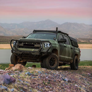 TT-ABC Projector Led Headlights For 2014-2021 Toyota Tundra Sequential Turn Signal, DRL w/Dynamic Animation - TT-ABC