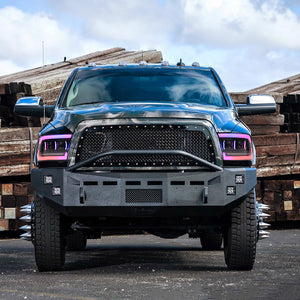 TT-ABC RGB Headlights for 2009-2018 Dodge RAM 1500,2013-2018 Dodge RAM 1500 2500 Headlamp With Sequential Turn Signal - TT-ABC