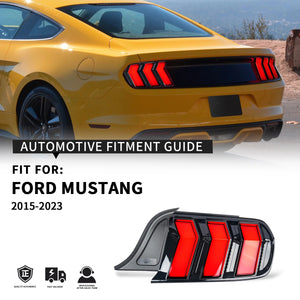 TT-ABC Led Tail Lights for 2015-2023 Ford Mustang Shelby GT350 GT500 - TT-ABC