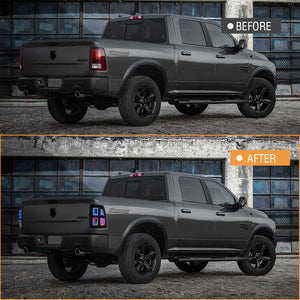 TT-ABC RGB Tail Light for 2009-2018 Dodge RAM 1500, 2013-2018 Dodge RAM 1500 2500 Tail Light Assembly - TT-ABC
