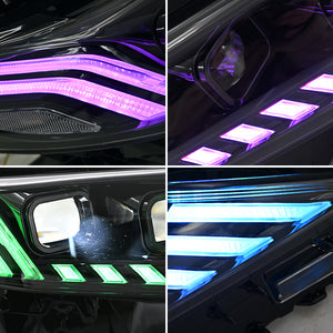 TT-ABC RGB Headlights For 2018-2024 Toyota Camry LE SE XLE XSE TRD (Audi Model) - TT-ABC