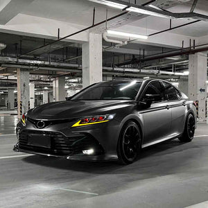 TT-ABC Carbon Fiber LED Headlights for 2018-2024 Toyota Camry 8th Gen Headlight Assemby