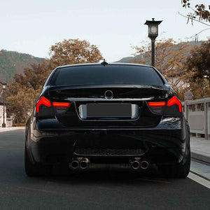 TT-ABC Led Tail light for 2009-2012 BMW 3-Series E90/E91 320i/323i/325/330/335 Smoked LED Tail Light - TT-ABC