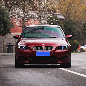 TT-ABC RGB Headlights for 2005-2010 BMW 5-Series E60 525i 530i 540i Headlamps Assembly - TT-ABC