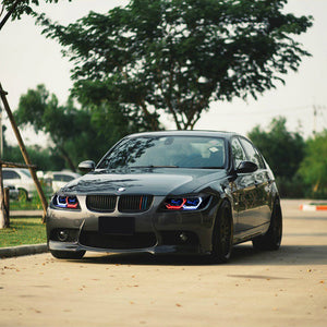 TT-ABC RGB Headlight For 2009-2012 BMW 3-Series E90 E91 320i 323i 325 330 335 (Halogen/Xenon) - TT-ABC