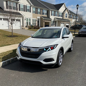 TT-ABC Devil Eye Led Headlights for 2019-2022 Honda HRV 4-door Front Lamps - TT-ABC