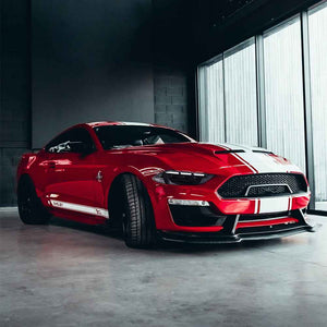 TT-ABC Carbon Fiber LED Headlight for 2018-2023 Ford Mustang S650 Projector Front Lamp Assembly