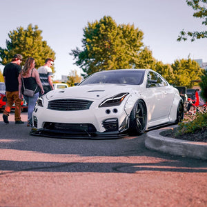 TT-ABC Led Headlights for 2008-2015 Infiniti G37 / Q60 Coupe W/ Sequential Signal Tube Projector Headlights - TT-ABC